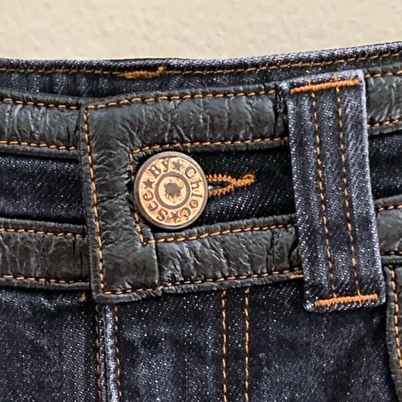 NWT: SEE BY CHLOE | Faux-Leather Trim, High-Rise Denim - Picture 7 of 10